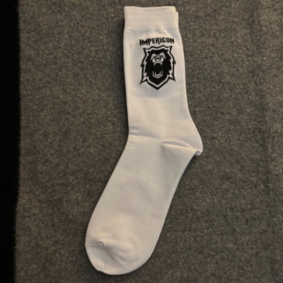 IMPERICON Lion White Socks NWT (Imported from Germany) - Picture 5 of 12
